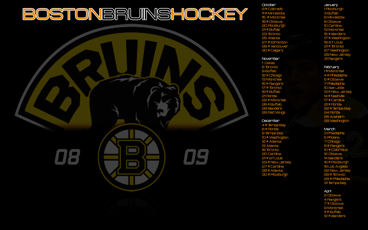 Bruins schedule wallpapers Bruins Hockey Blog   Updates and insight