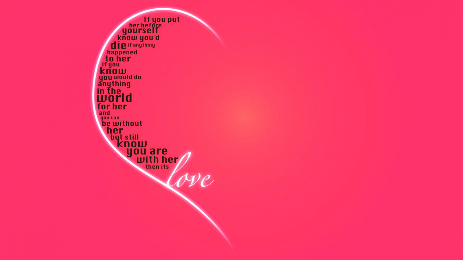 Love Quotes Desktop Background