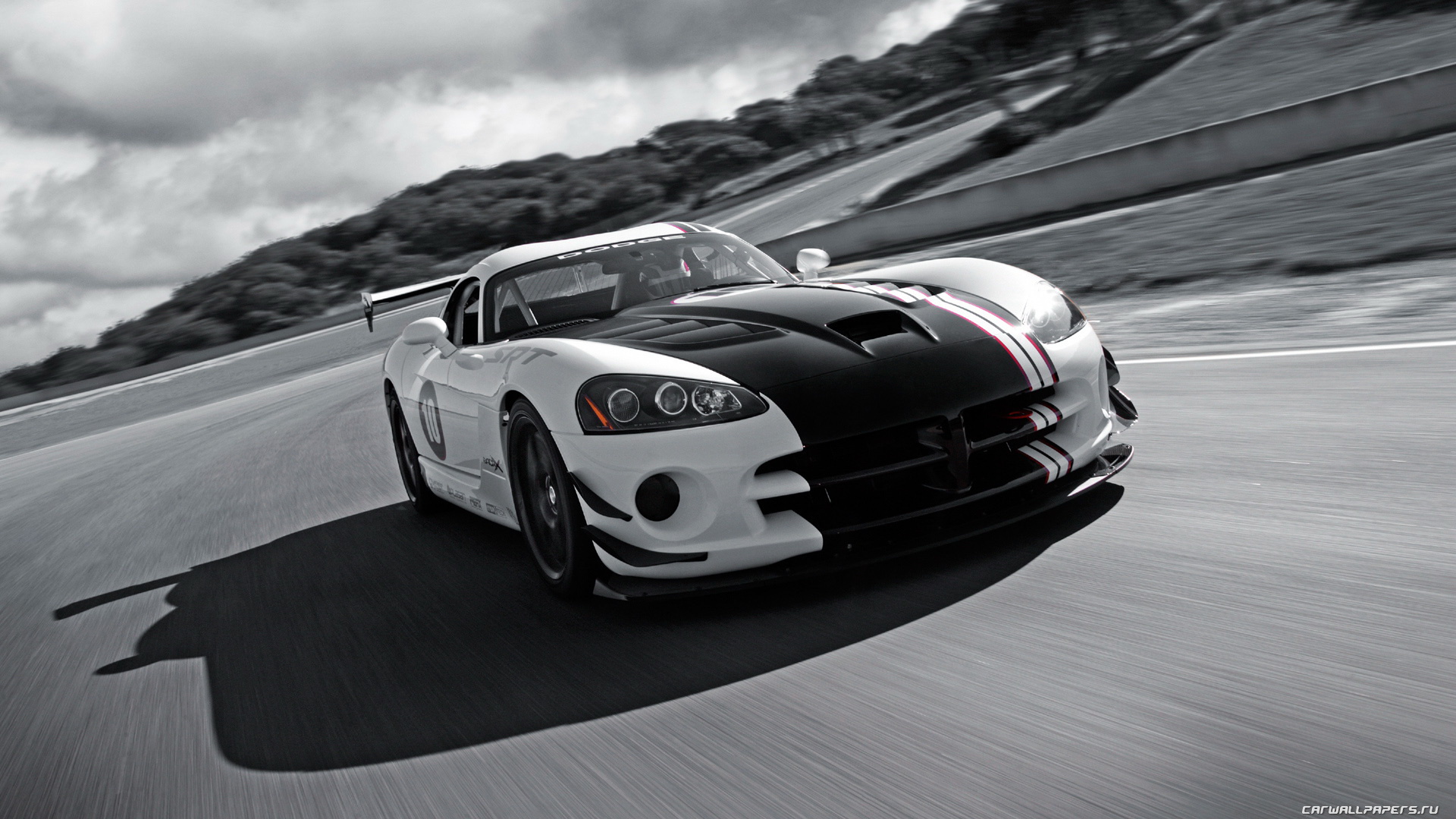 Wallpaper Dodge Viper Race Sports Car HD Desktop