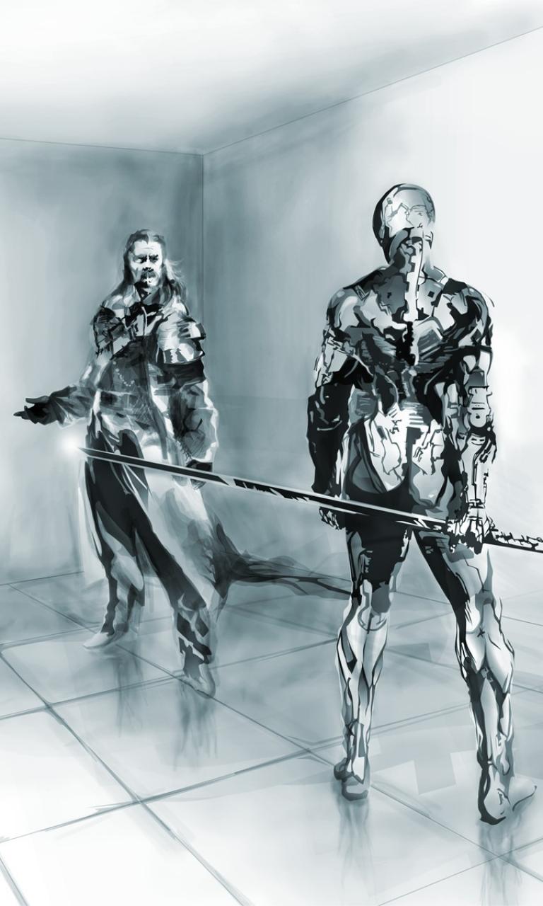 Metal Gear Solid Revolver Ocelot Artwork Cyborgs Wallpaper
