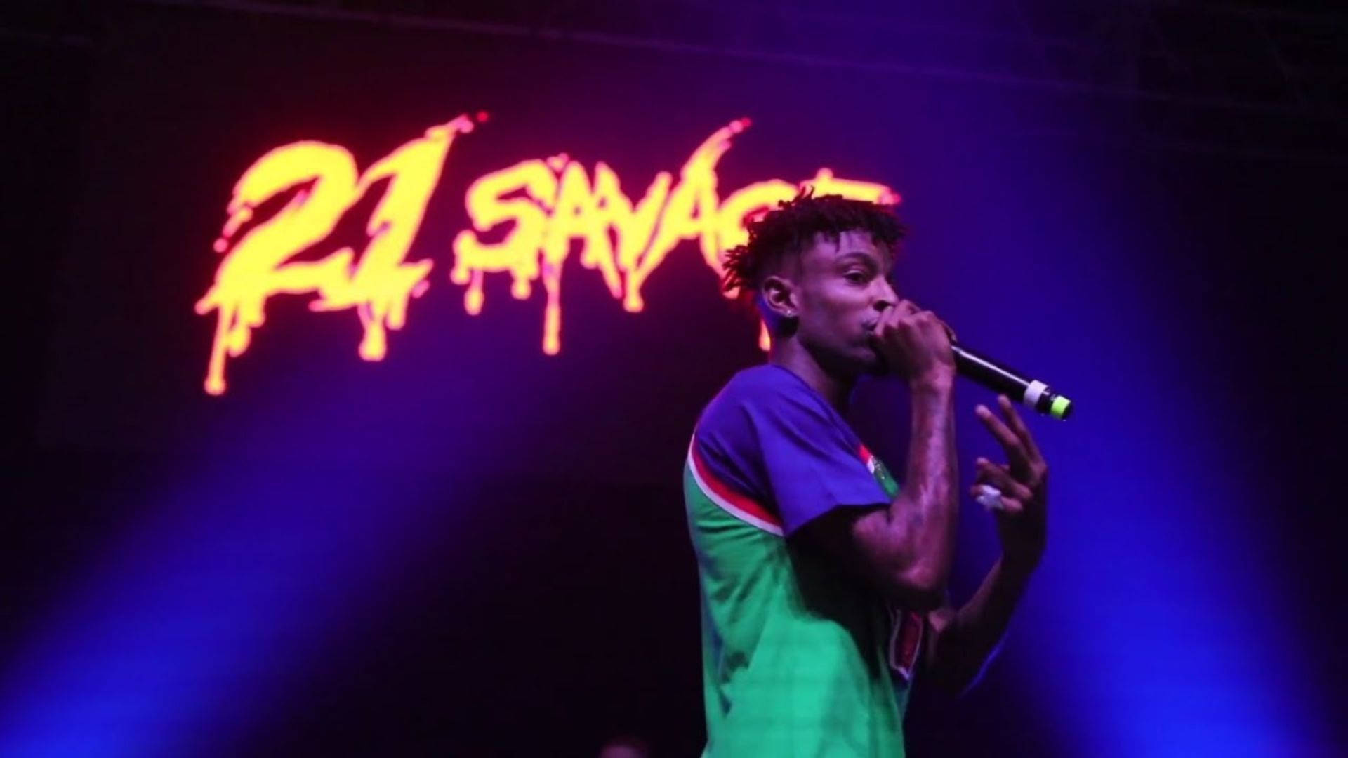 Savage Numb The Pain Tour Wallpaper