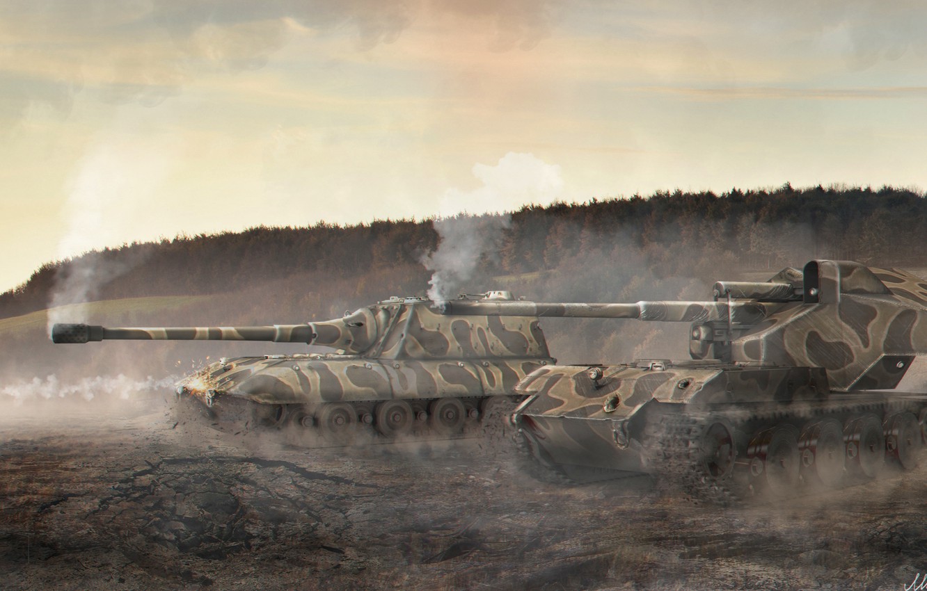 Wallpaper Germany Tank Tanks Wot World Of
