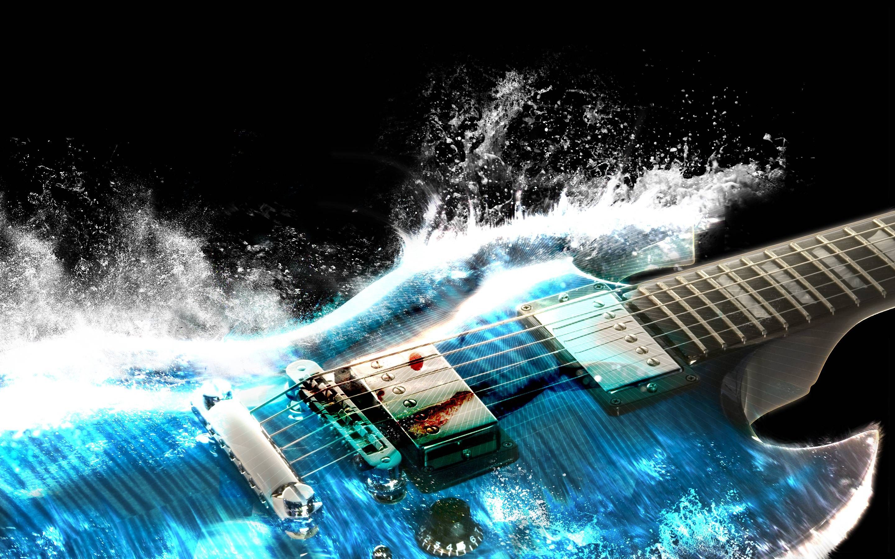 Amazing Guitar Background Macbook Band Posters Music
