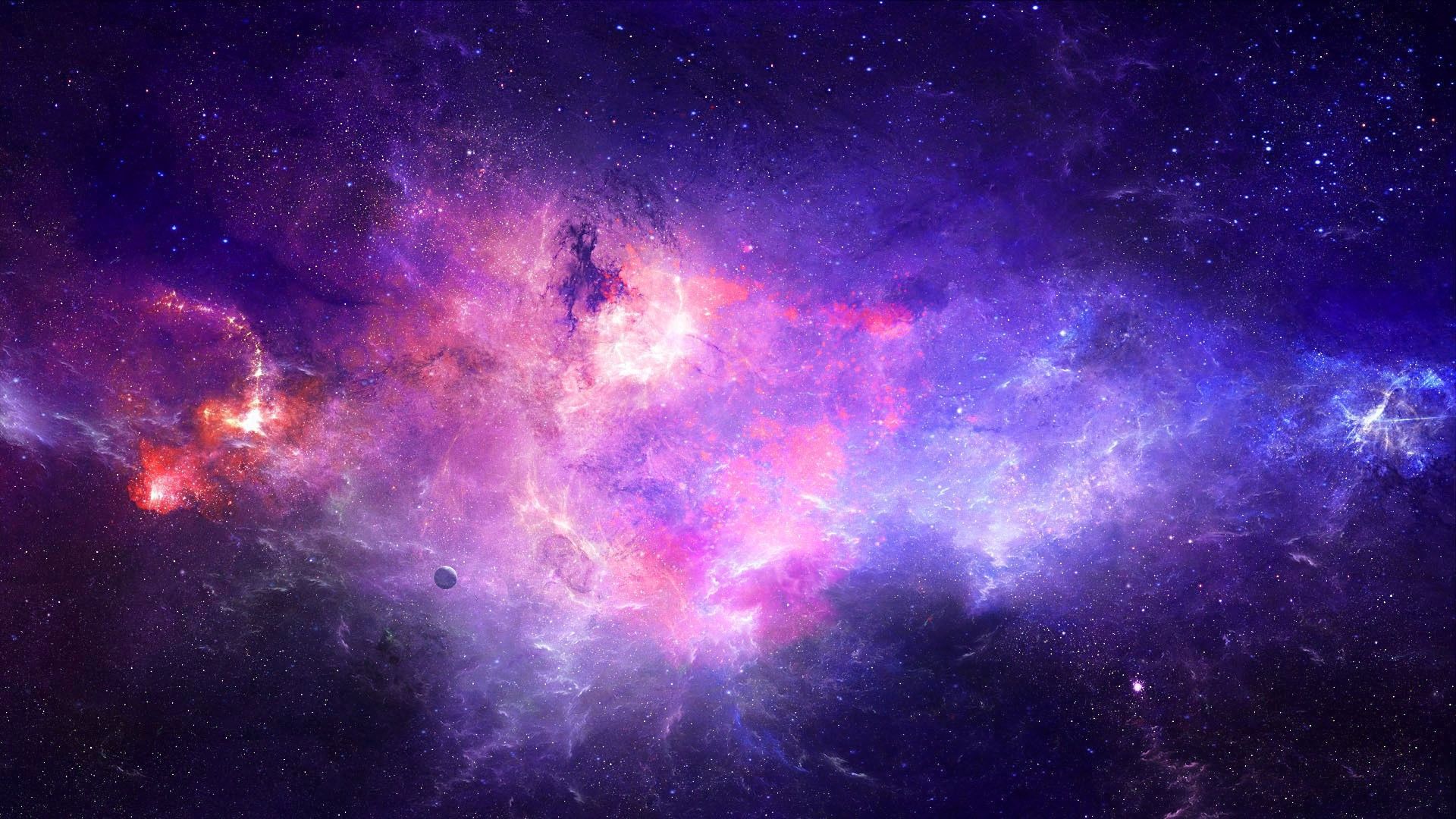 Awesome Galaxy On Space Wallpaper Pc With