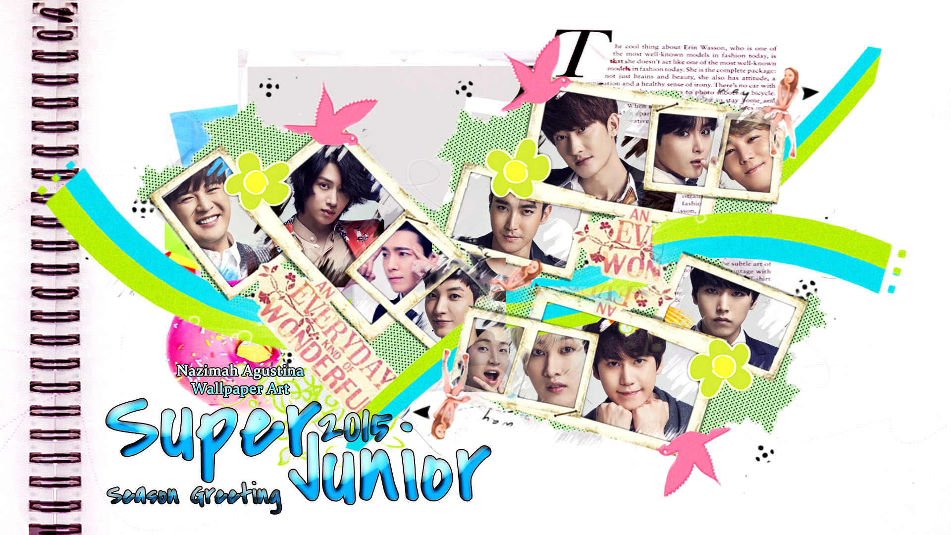 Stock Photo Pack Super Junior For Season Greeting Wallpaper