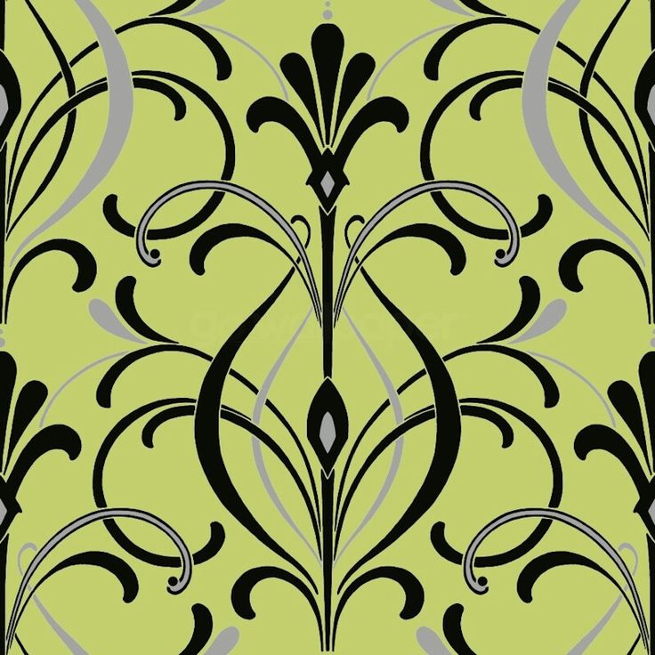 Art Deco Wallpaper Pattern Craftsman Mission Style Pinte