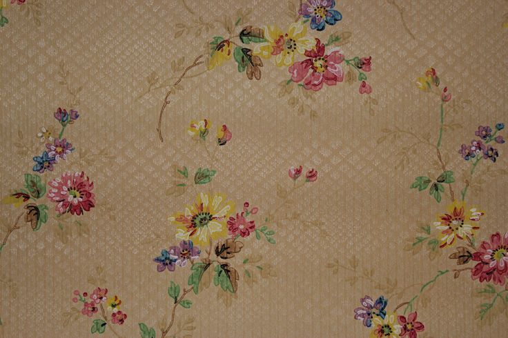 Rosie S Vintage Wallpaper Pretty Floral On