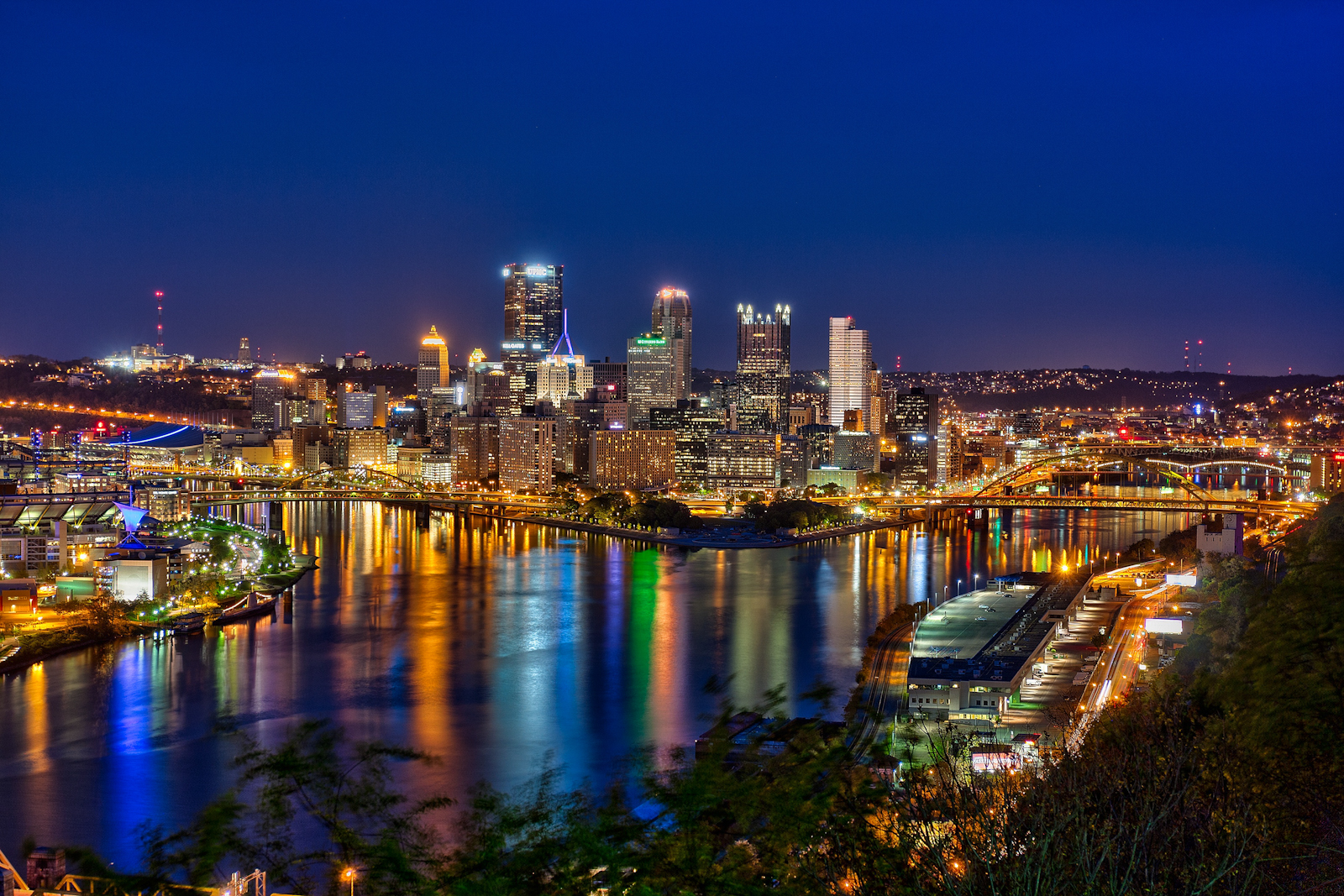  photo is from the West End Overlook in Pittsburgh Pennsylvania