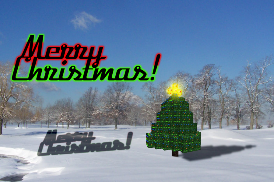 Minecraft Christmas Tree By Schrapnel23