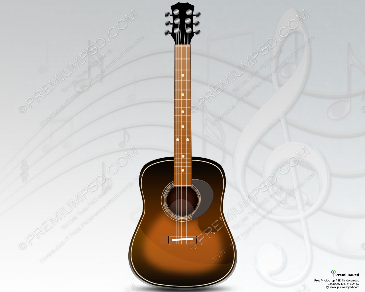 Acoustic Guitar Wallpaper High Resolution - WallpaperSafari