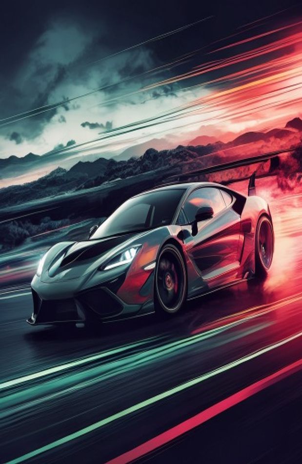 Dual Monitor Car Wallpaper