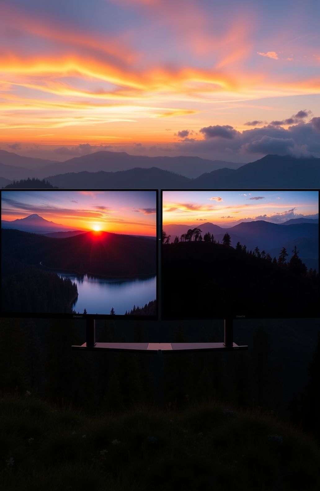 Dual Screen Hd Wallpaper