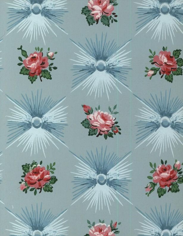 Wallpaper Pattern From The Book Sears Harmony House