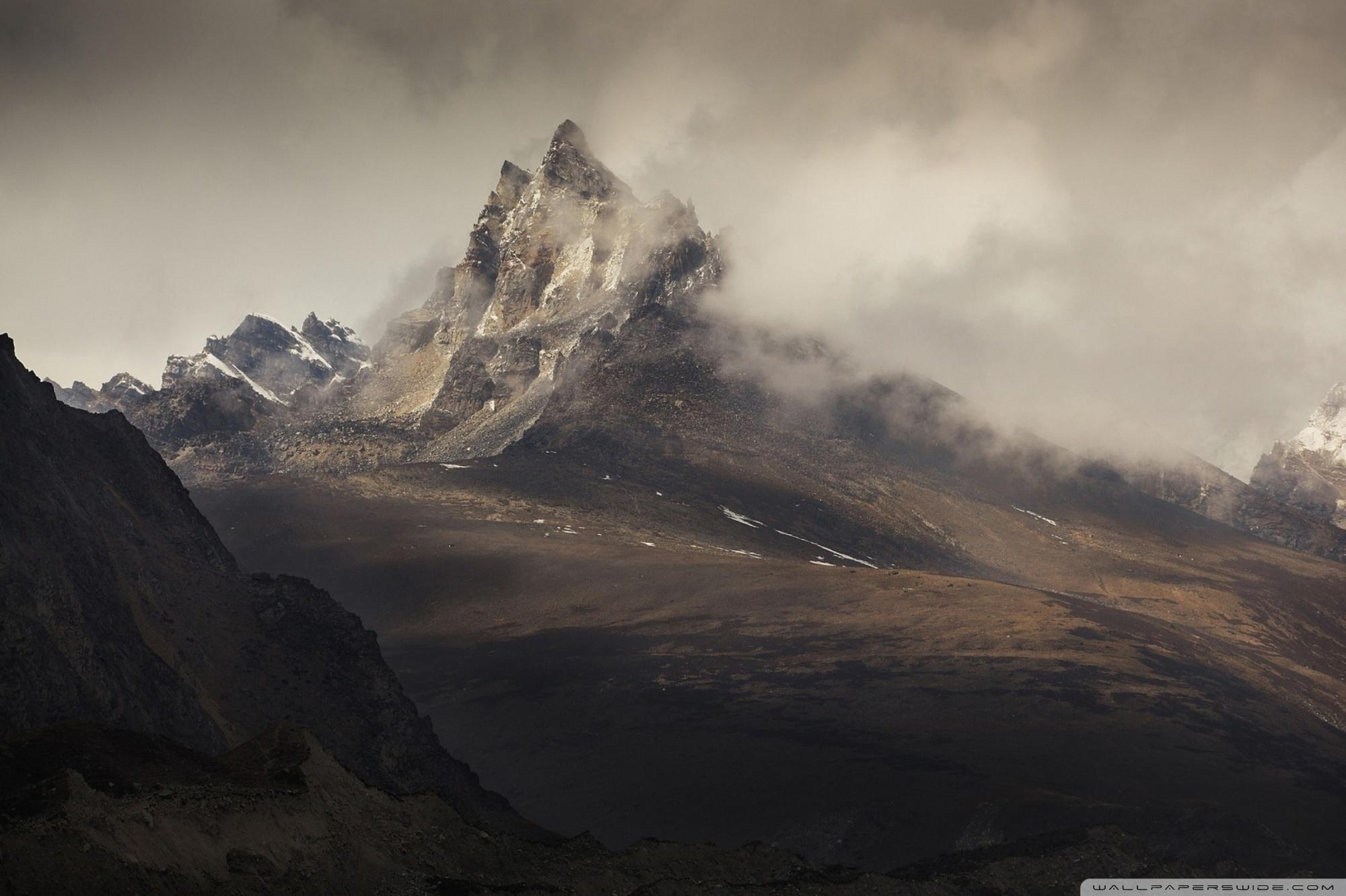 Mountain Peak Landscape Ultra HD Desktop Background Wallpaper For