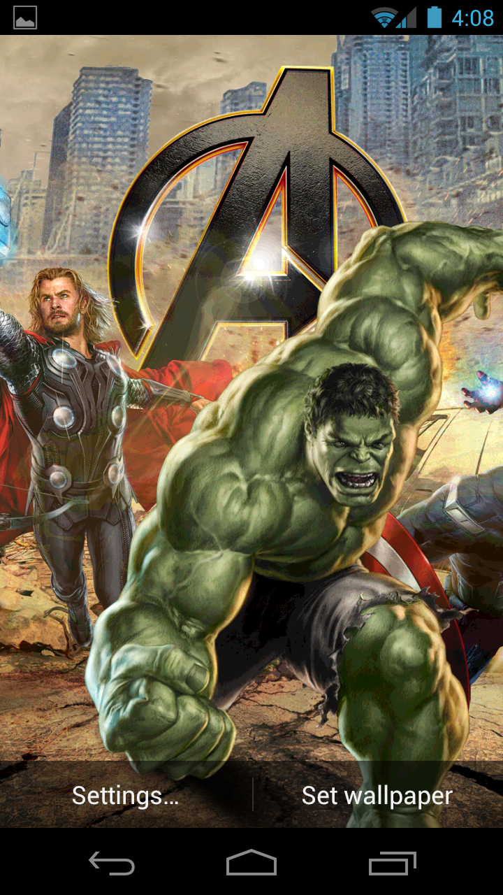 The Avengers Live Wallpaper Amazoncouk Appstore for Android
