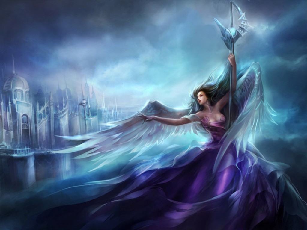 Fantasy Image Angel Of The Castle HD Wallpaper And