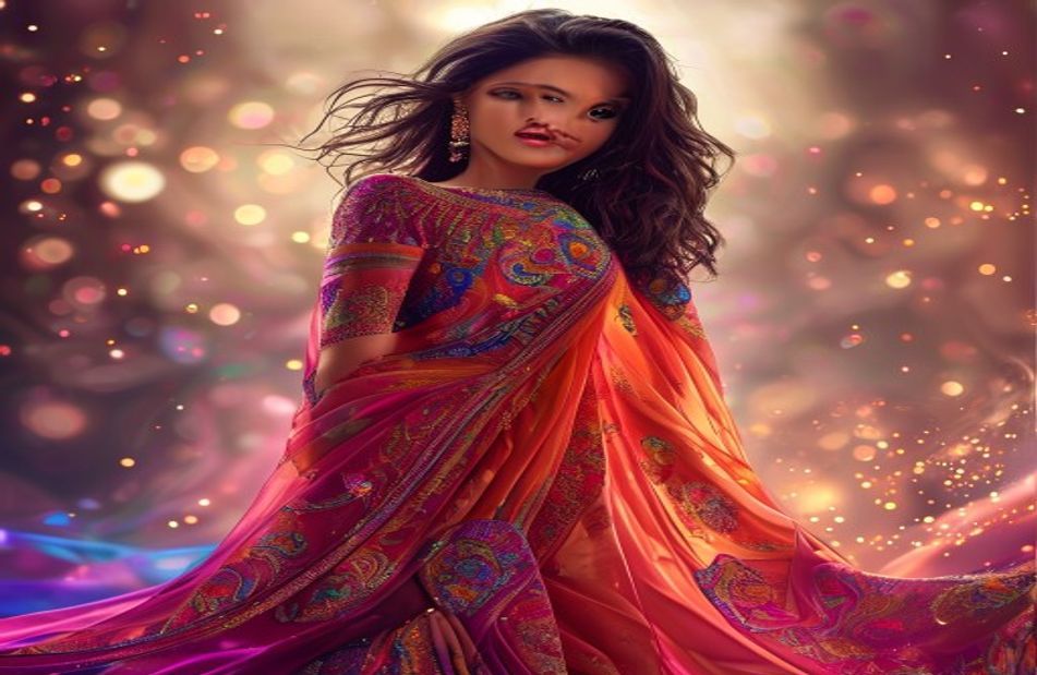 Saree Actress HD Wallpaper 1080p