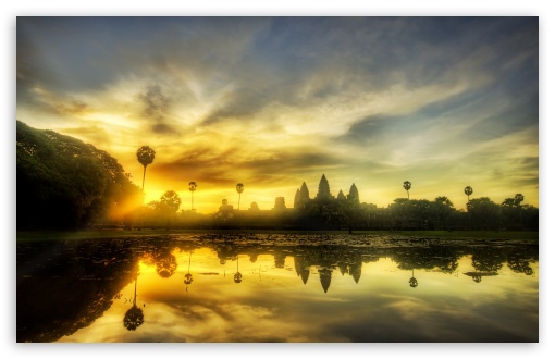 Angkor Wat Cambodia HD Wallpaper For Wide Widescreen Whxga
