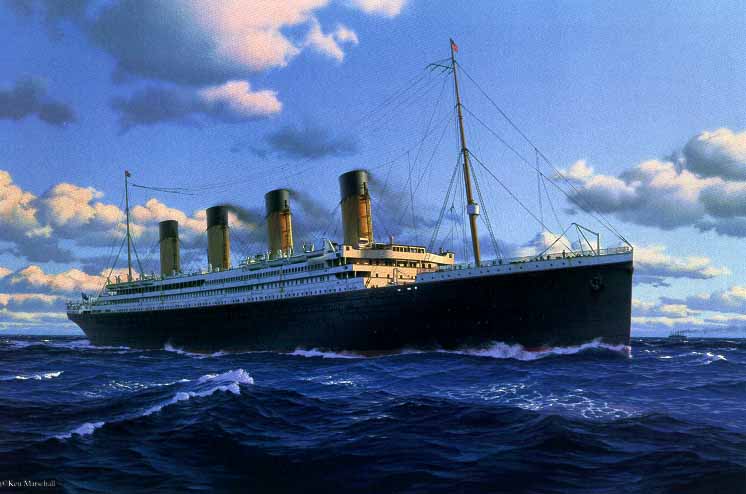 Titanic Painting