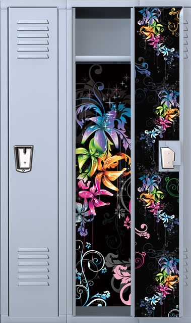 Neon Orchids Locker Decorations And Accessories