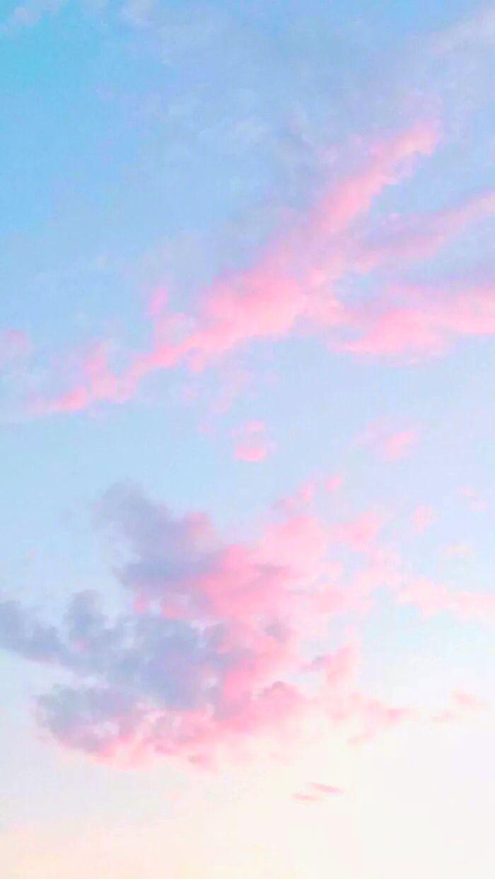 Pastel Cloudy Wallpaper Pink Clouds Cloud