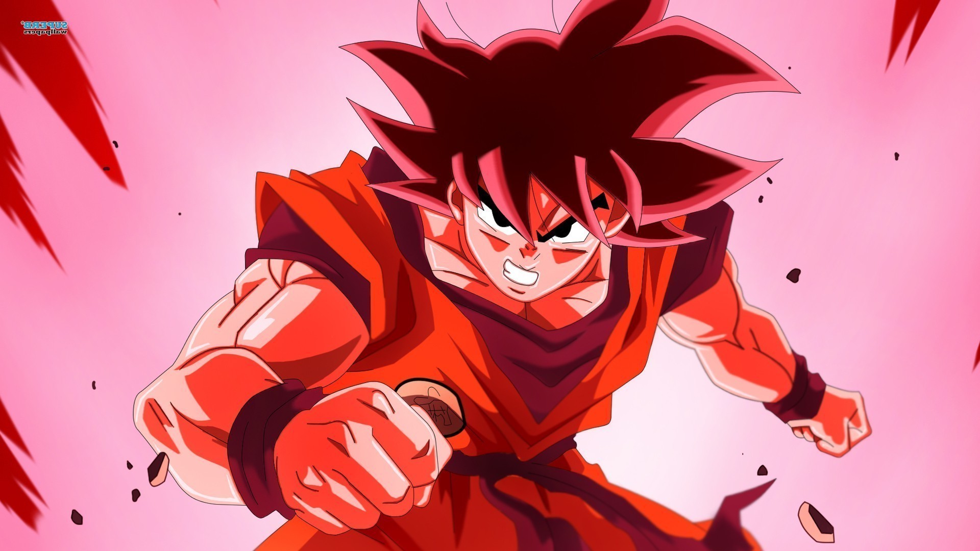 Goku Super Saiyan God Wallpaper Pictures