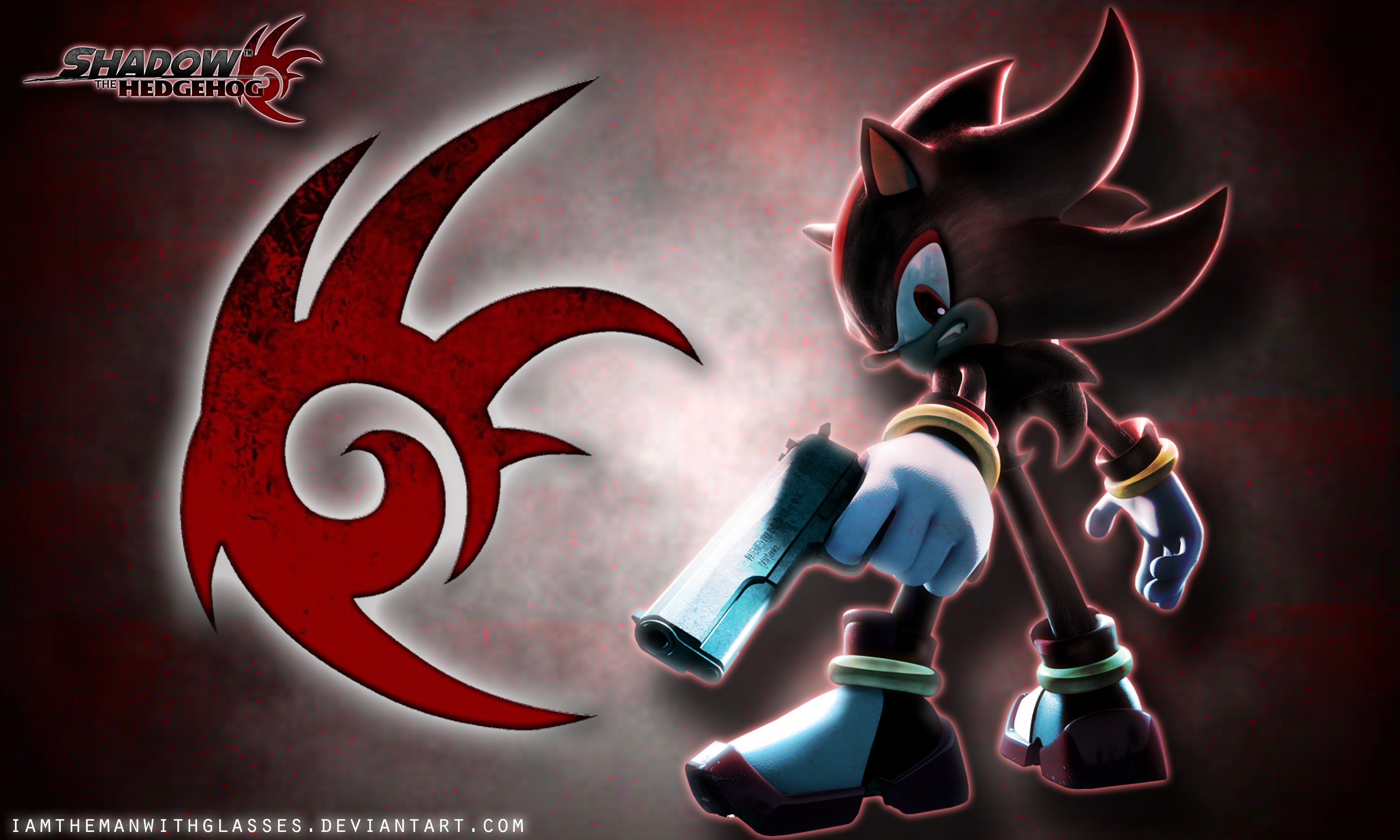 Rq Shadow The Hedgehog HD Wallpaper By Iamthemanwithglasses On