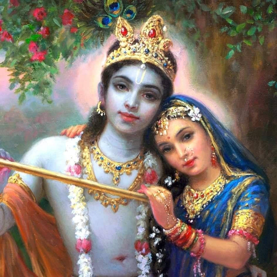 Cute Radha Krishna Wallpaper