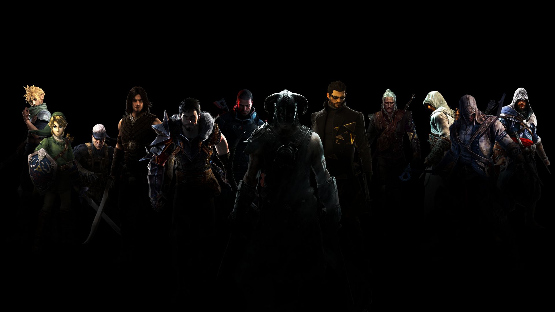  download Video Game Collage Wallpaper [1920x1080] for your 1920x1080