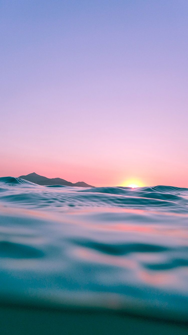 Free download iPhone wallpaper tropical ocean sunset with pretty ...