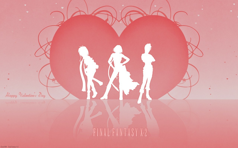 Anime Girl Happy Valentine S Day Final Fantasy HD Desktop