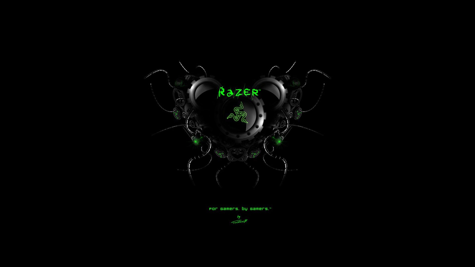 Razer Logo Iphone Wallpaper Razer logo black background hd 1920x1080