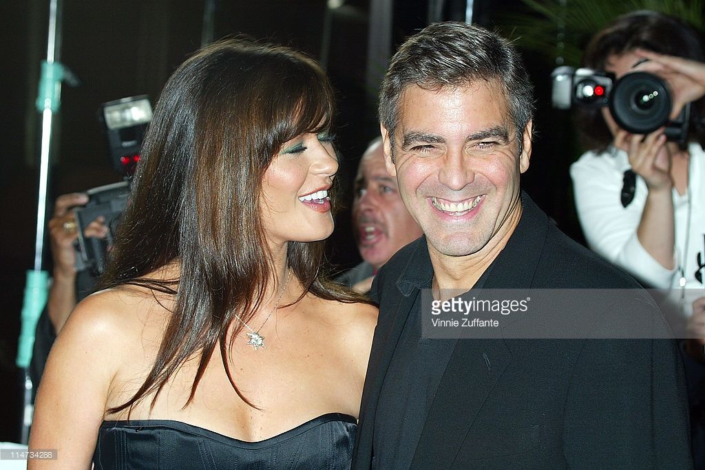 Catherine Zeta Jones And George Clooney Attending The Premiere Of
