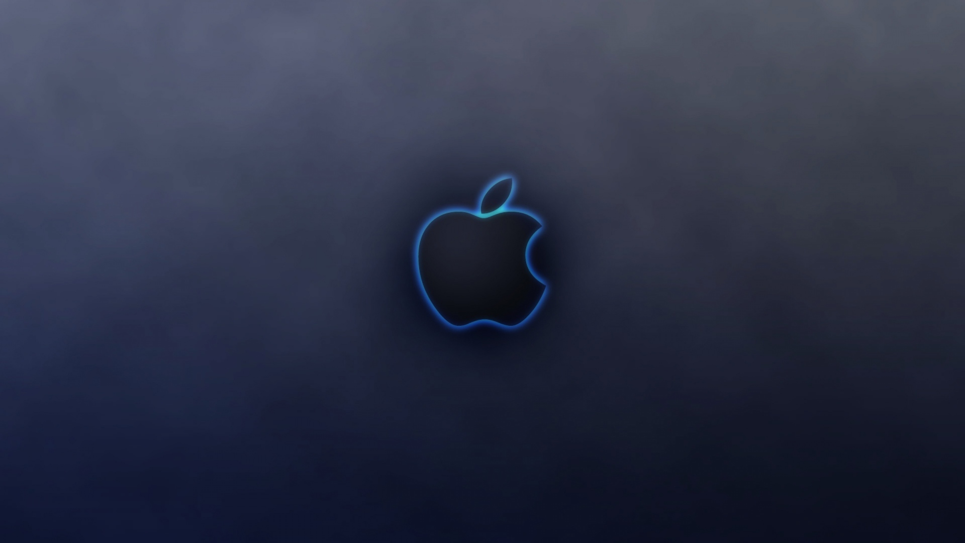 Wallpaper Apple Mac Black Logo Full