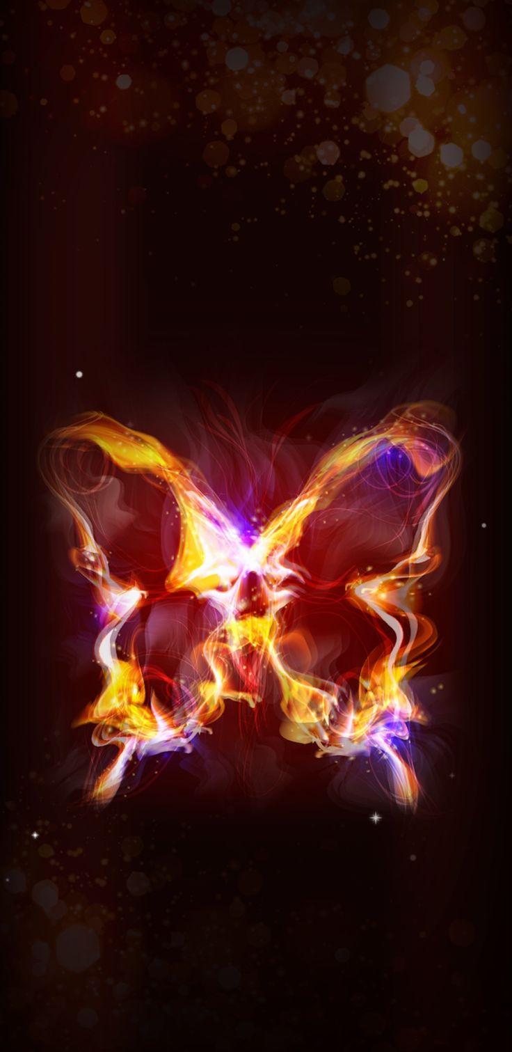Nicolemaree77 On Flame Wallpaper Butterfly