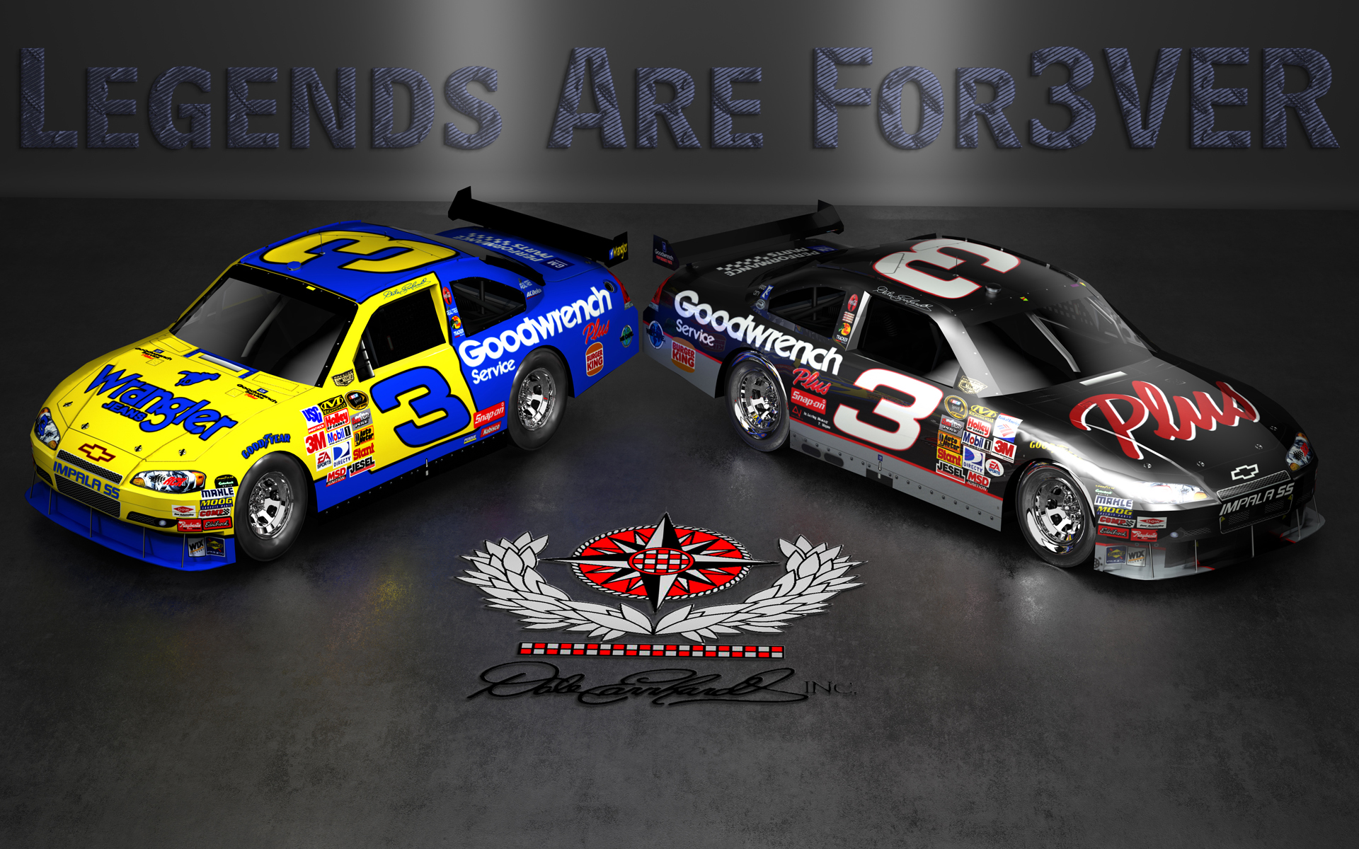 Wallpaper By Wicked Shadows Dale Earnhardt Sr Legends Are Forever
