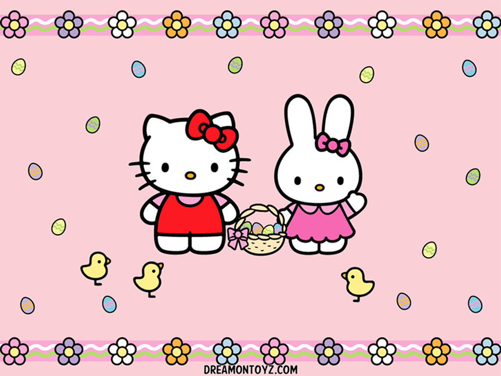Gifs Photographs Hello Kitty Easter Background And Wallpaper