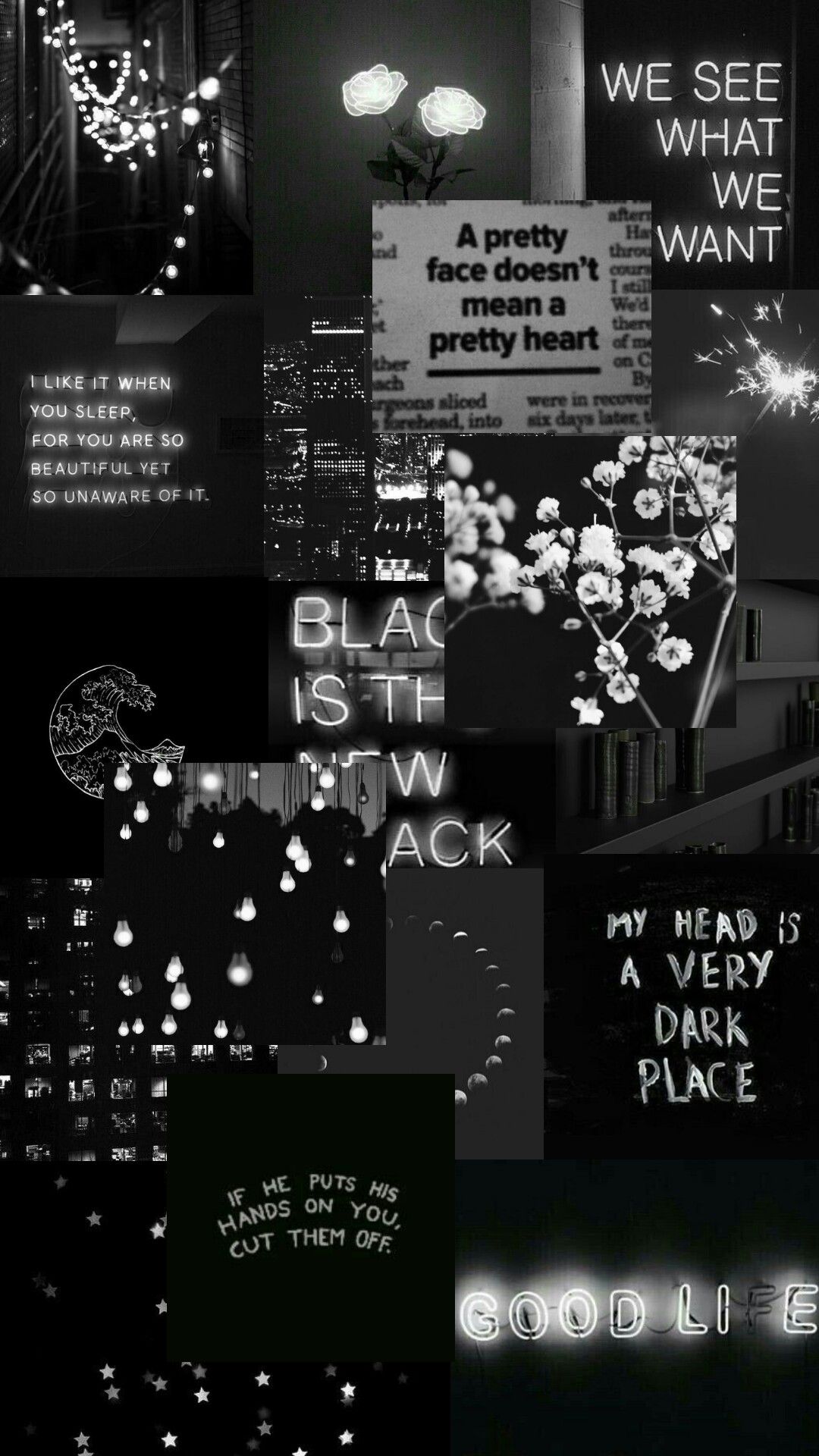 Black wallpaper aesthetic Loveee in 2019 Black 1080x1920