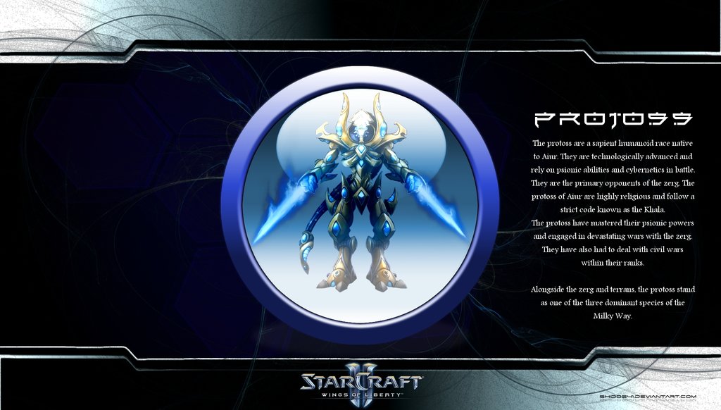 Starcraft Protoss Terran Zerg Wallpaper Pack By Shido641 On