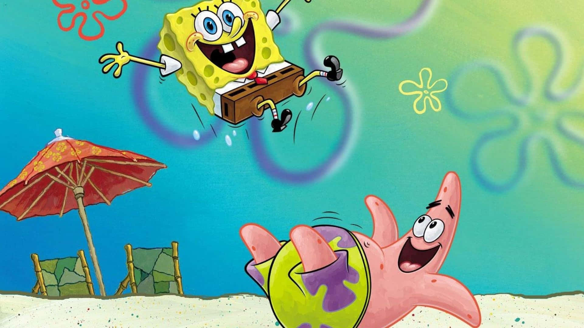 Aesthetic Spongebob Laptop Wallpaper