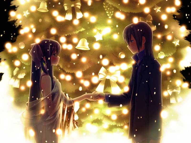 Romantic Anime Couple
