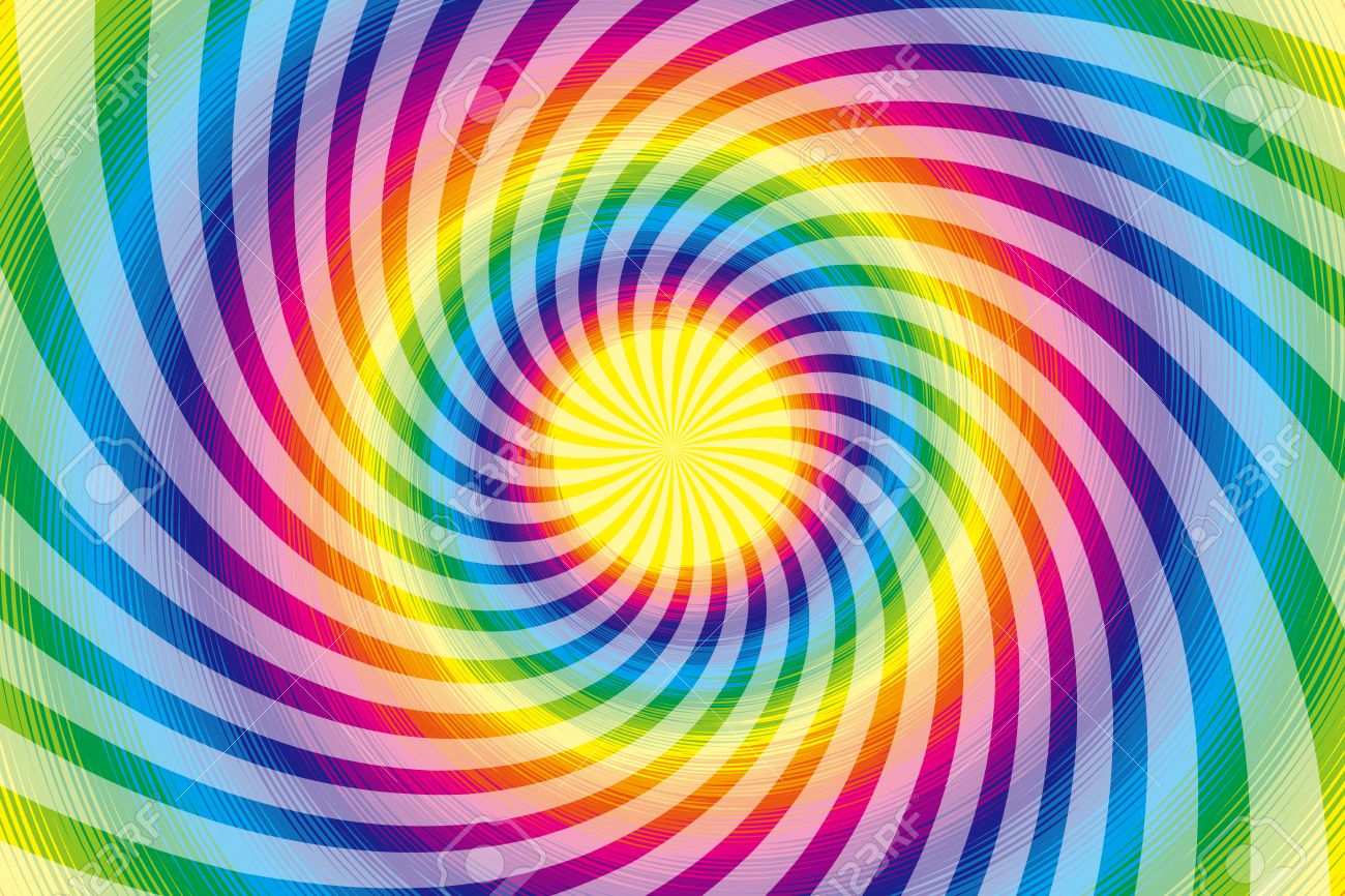 Polka Dot Wallpaper Hand Drawn Rainbows Seamless Pattern Stock  Illustration  Illustration of drawing colorful 151790478