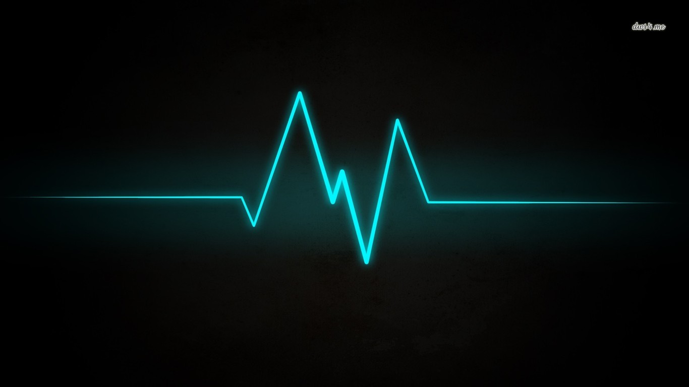 Heartbeat Wave HD Wallpaper Background