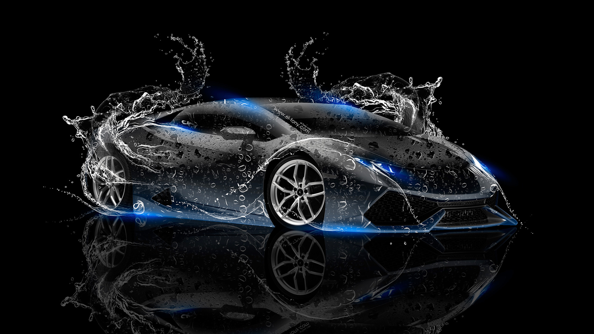 Lamborghini Egoista Black And Blue