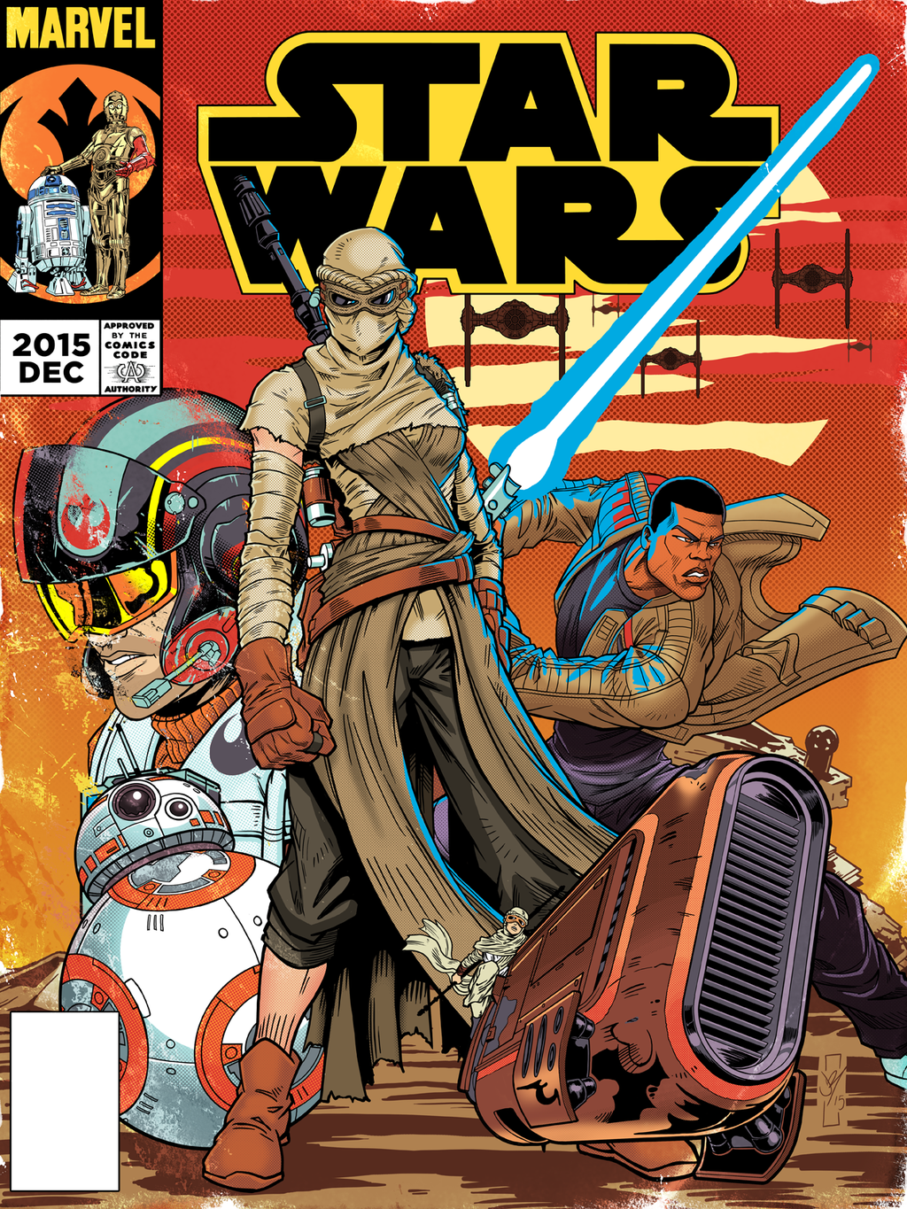 Star Wars Vintage Tfa Ic Cover Issue1 By Daztibbles