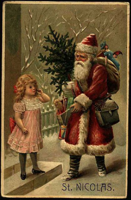 Vintage Santa Claus Vintages Cards