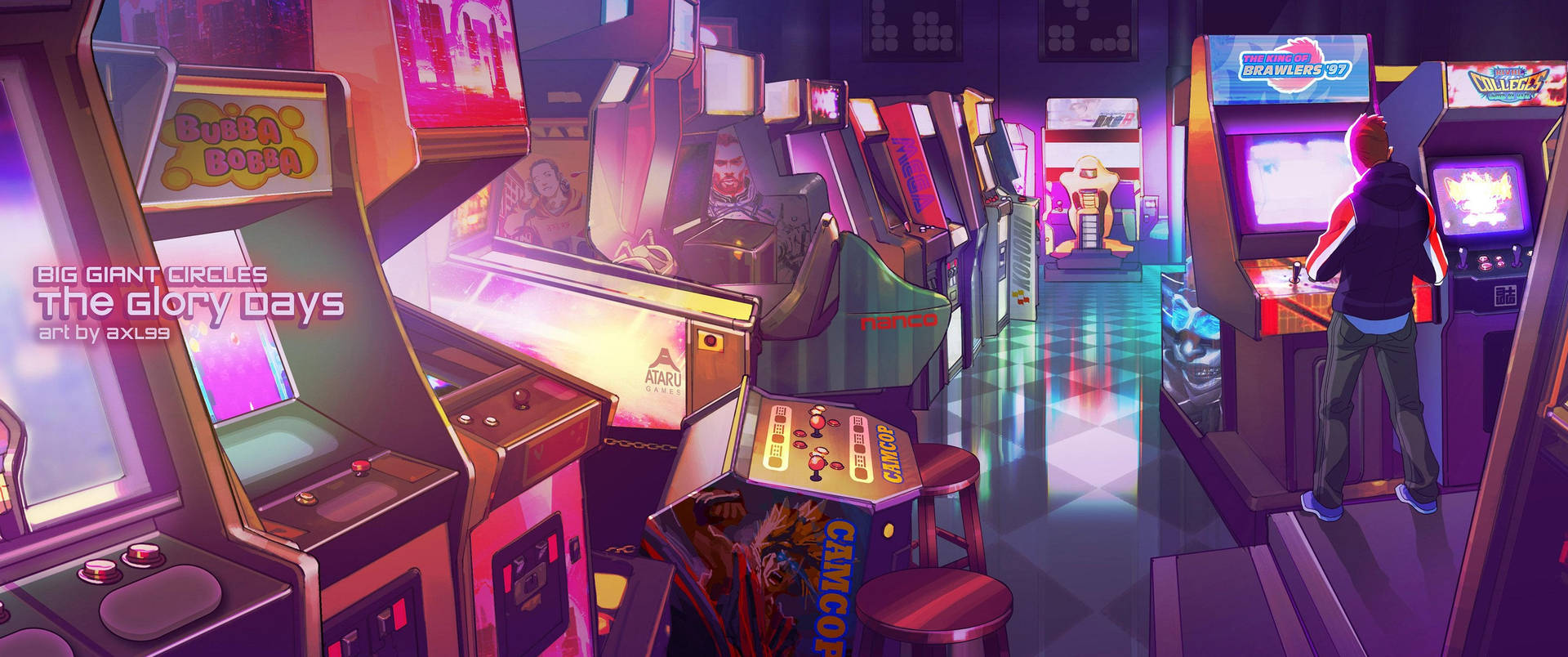 80s Retro Wallpaper