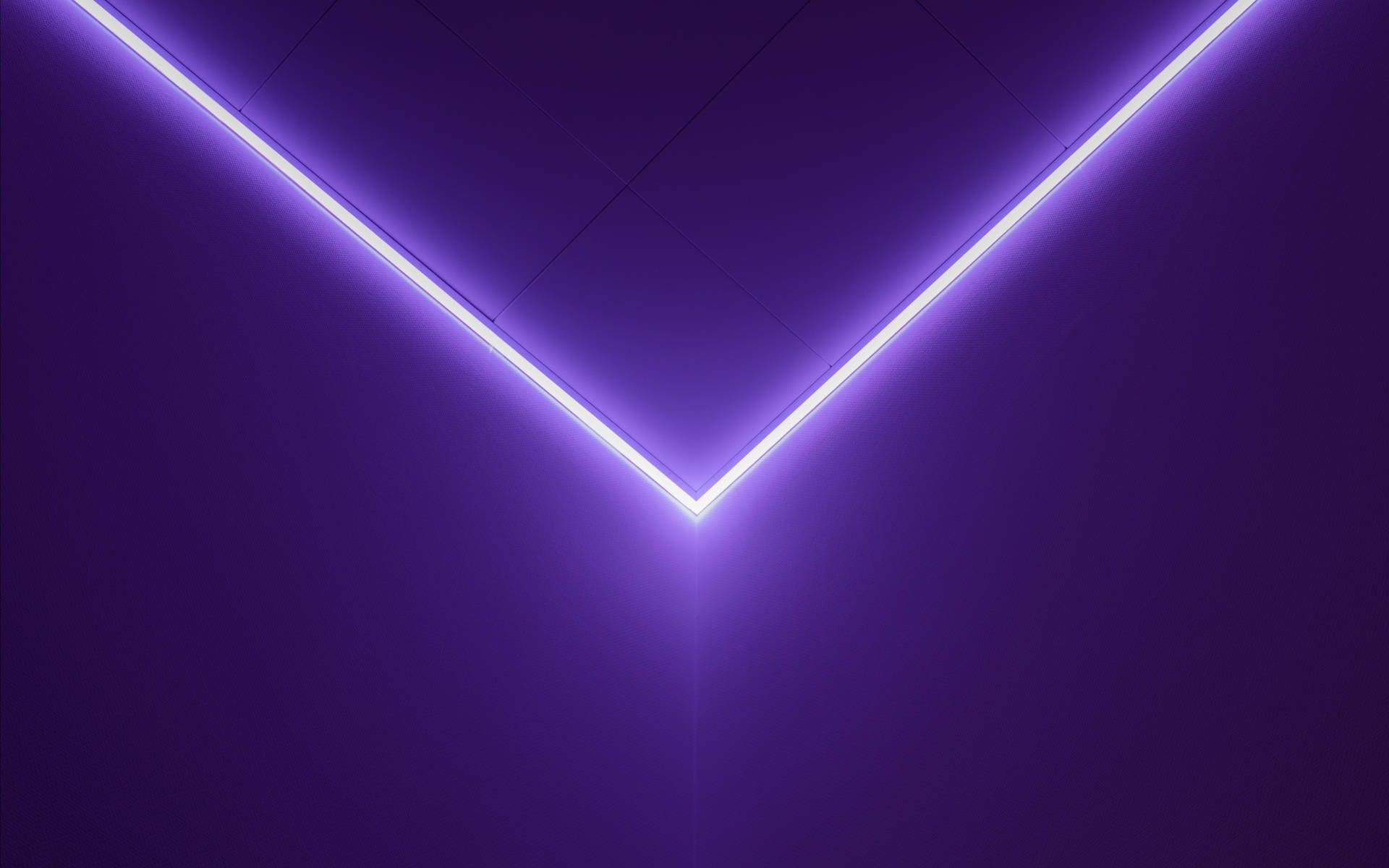 Captivating Aesthetic Purple Neon Computer Set Wallpaper