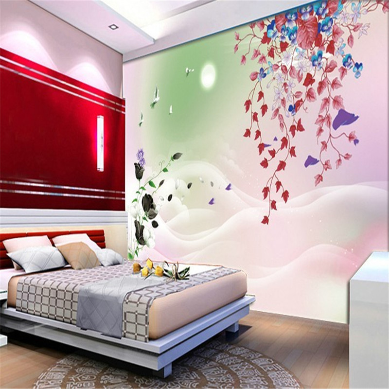 Large Mural Wallpaper Tv Sofa Backdrop Minimalist Modern