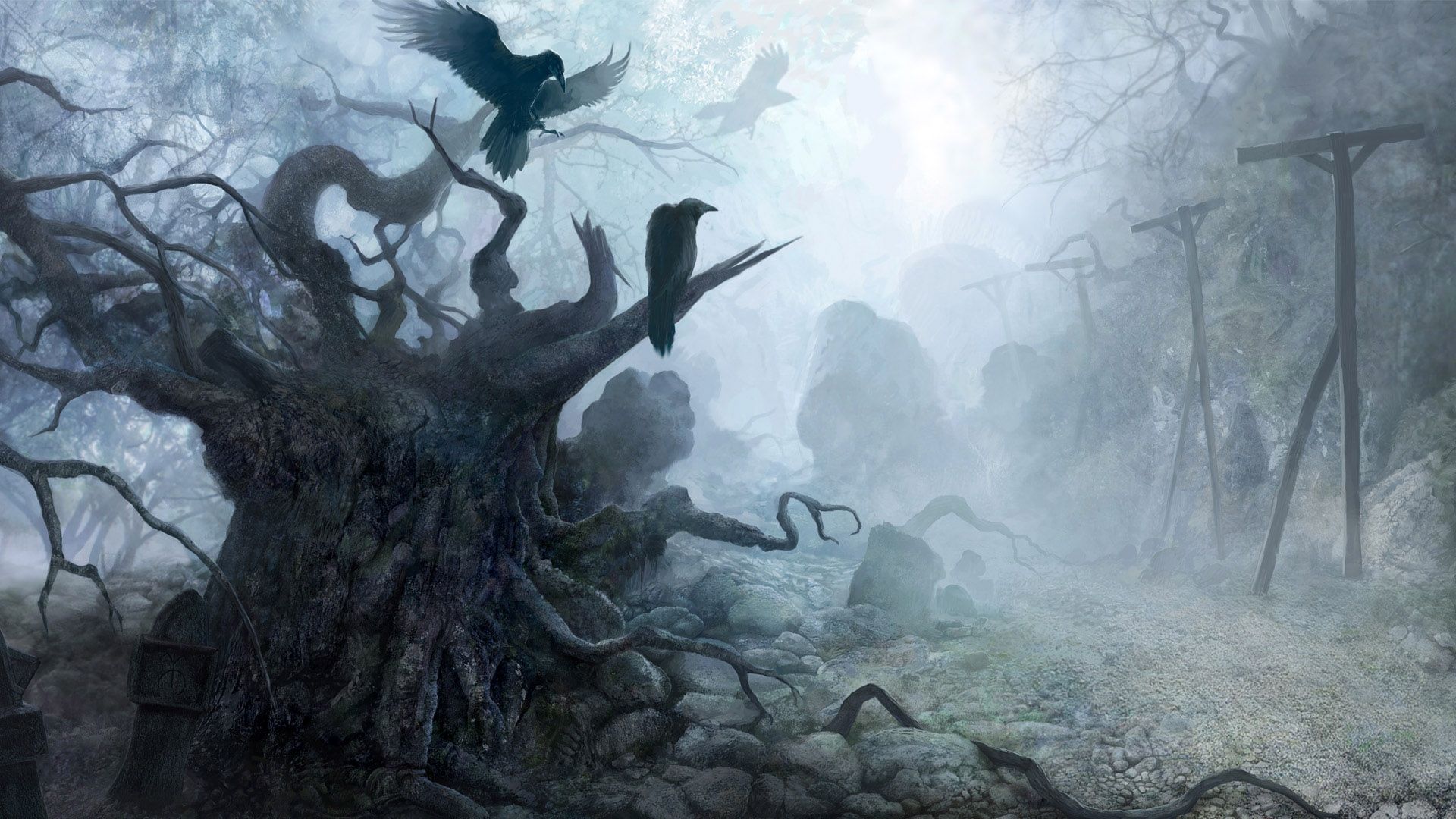Gothic Dark Art Fantasy Places Picture Wallpaper